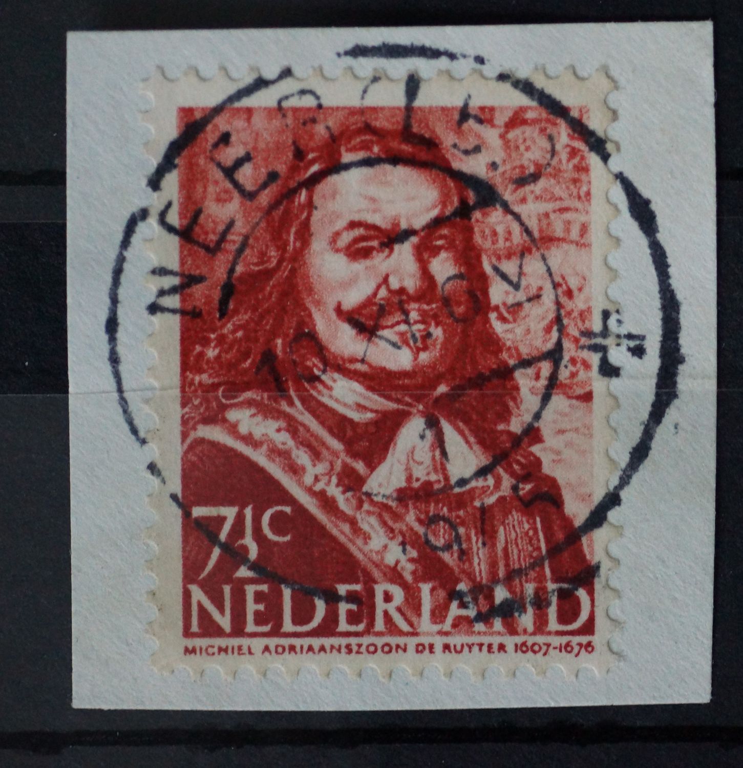 Neer (Lb.) 1 op NVPH 412 - open 4 van 1945