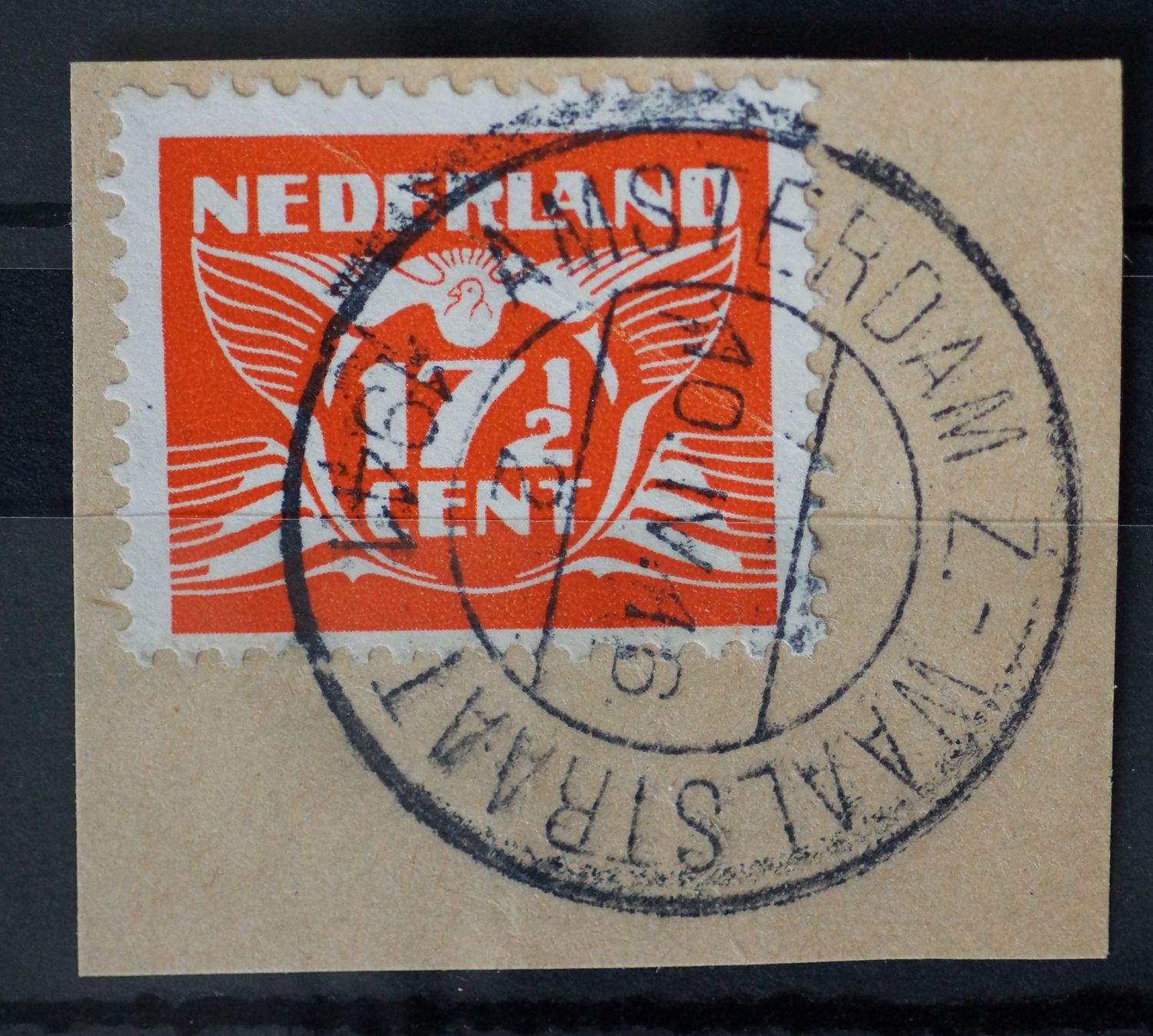 Amsterdam Z. - Waalstraat 2 op NVPH 385