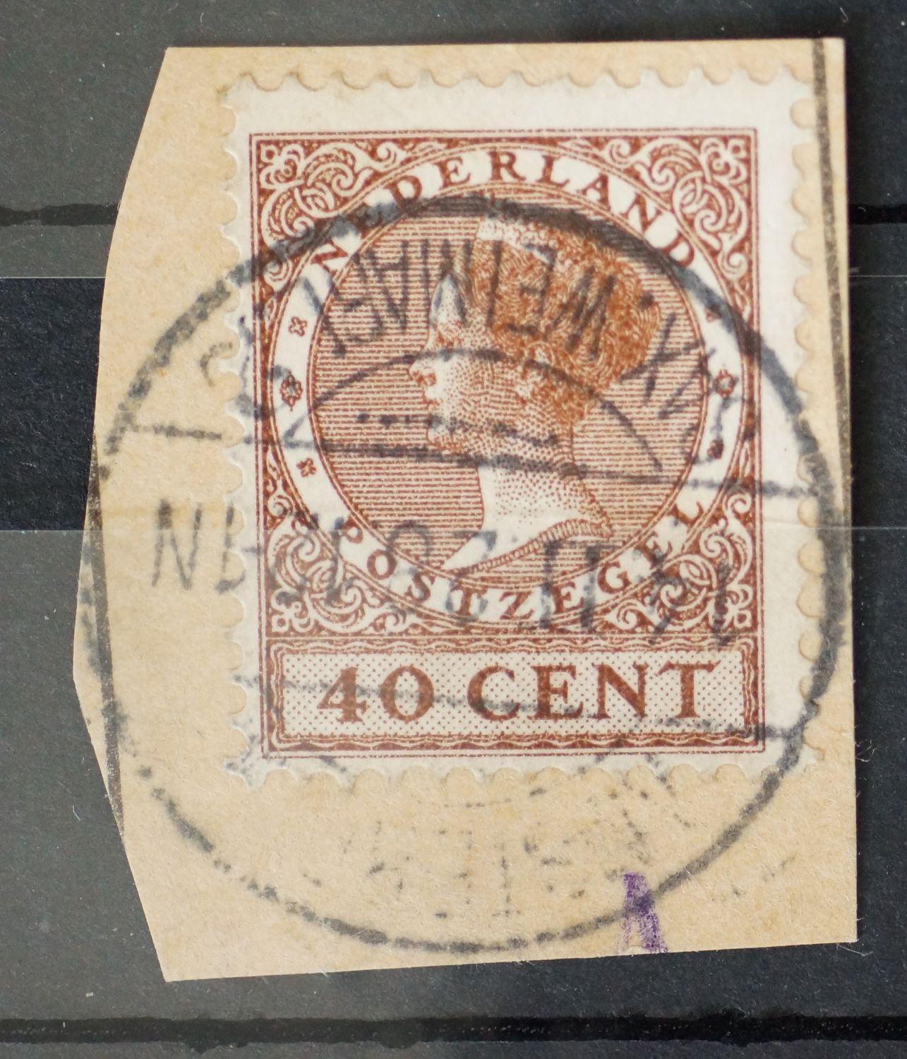 Amsterdam Sax. Weimarl. 2 op NVPH 196 - vrij schaars