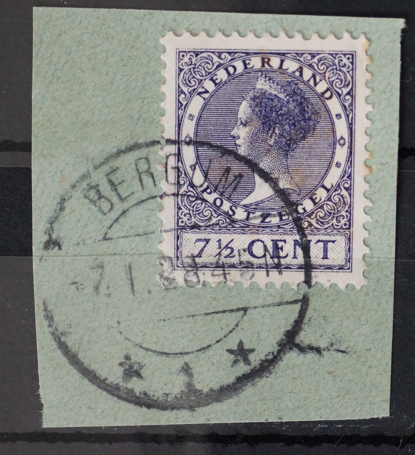 Bergum 1 op NVPH 179 - vrij schaars