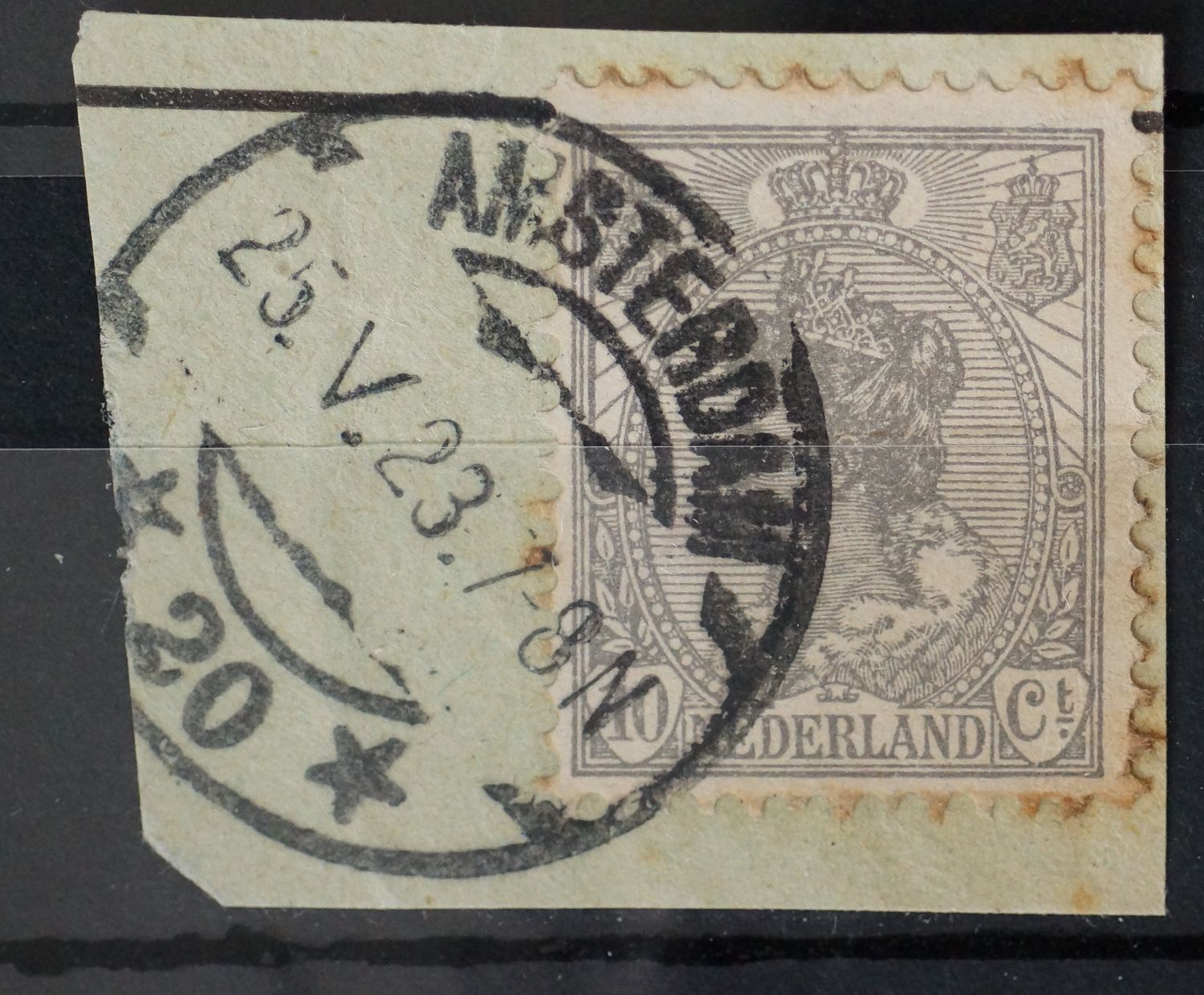 Amsterdam 20 op NVPH 81 Amsterdam 20 op NVPH 81