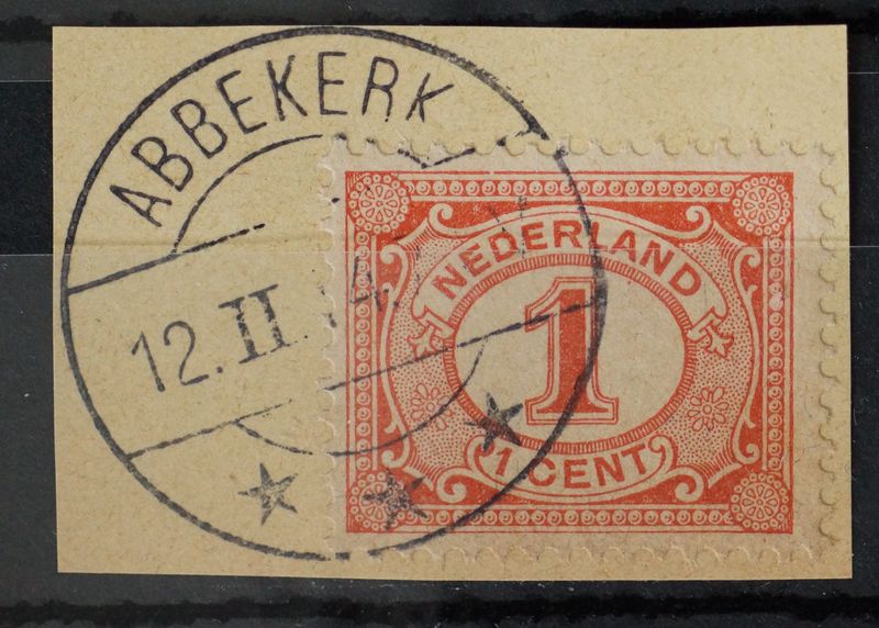 Abbekerk op NVPH 51 - plaatfout - vrij schaars Abbekerk op NVPH 51 - plaatfout - vrij schaars