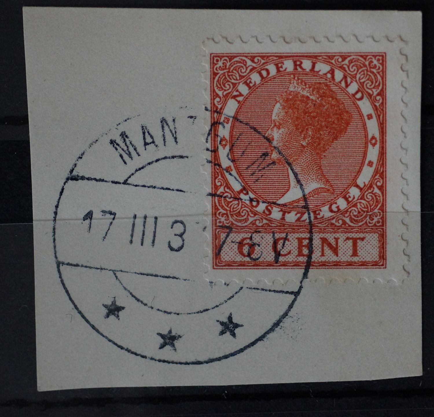 Mantgum op NVPH 178