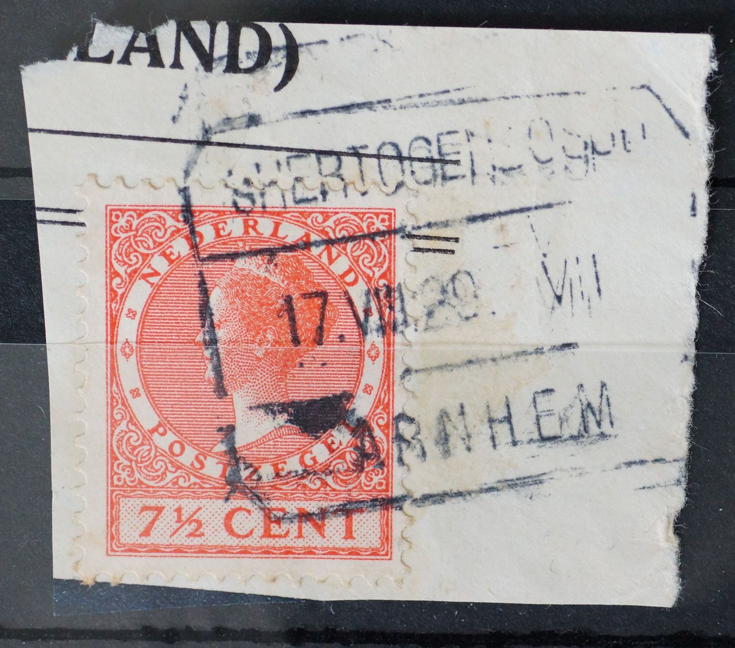 sHertogenbosch - Arnhem VII op NVPH 180