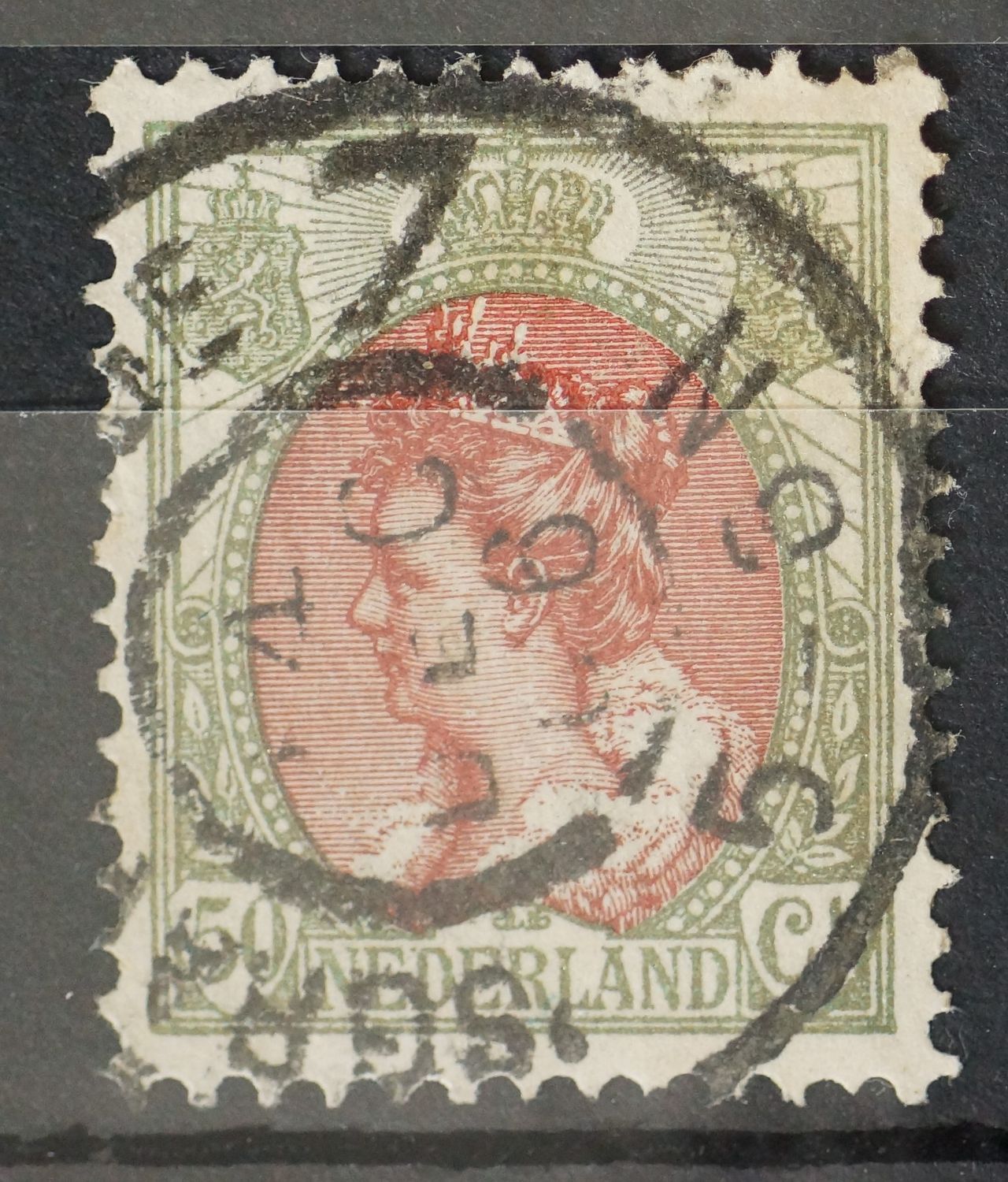 sGravenhage 7 op NVPH 74 sGravenhage 7 op NVPH 74