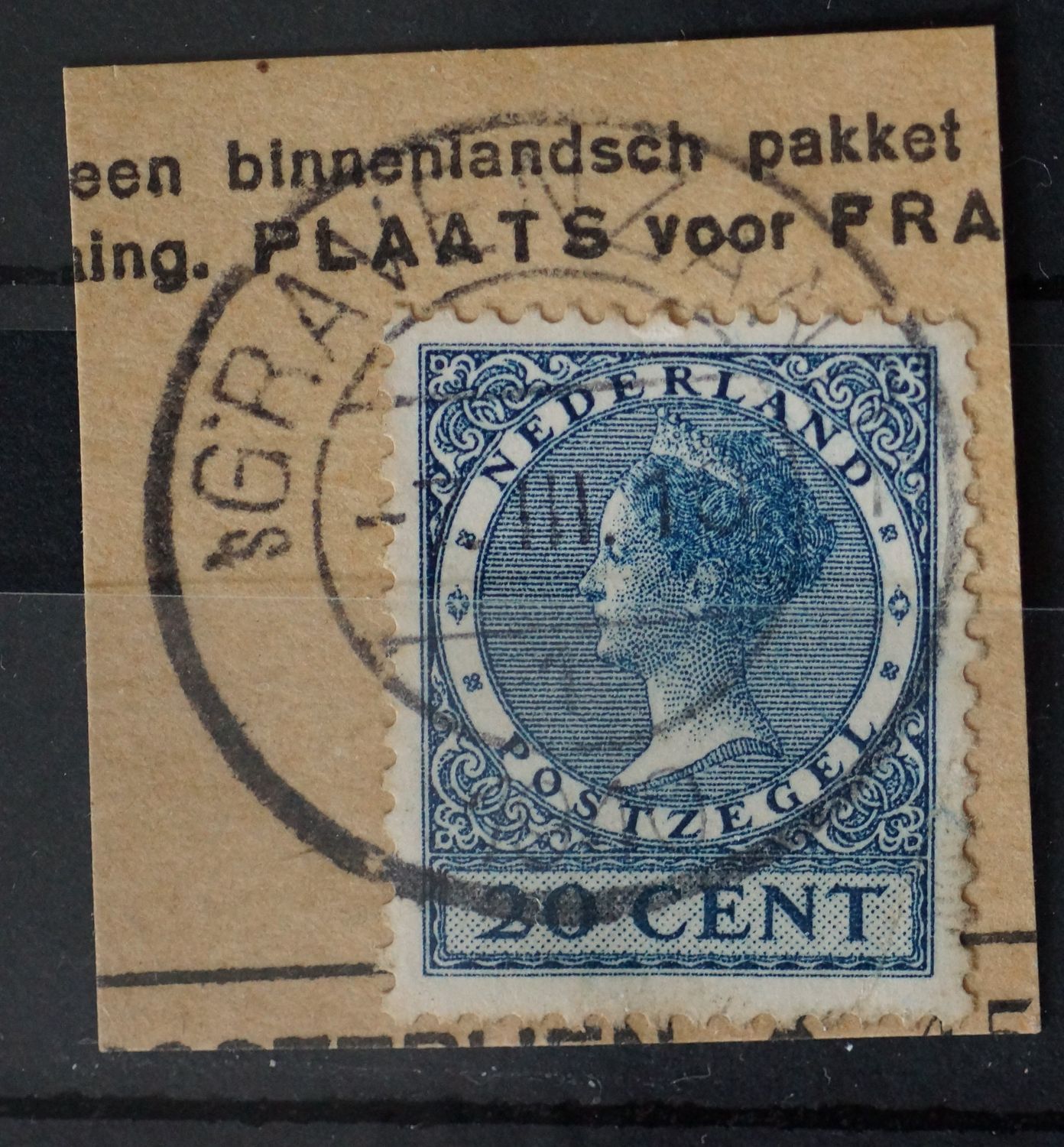 sGravenzande 1 op NVPH 188