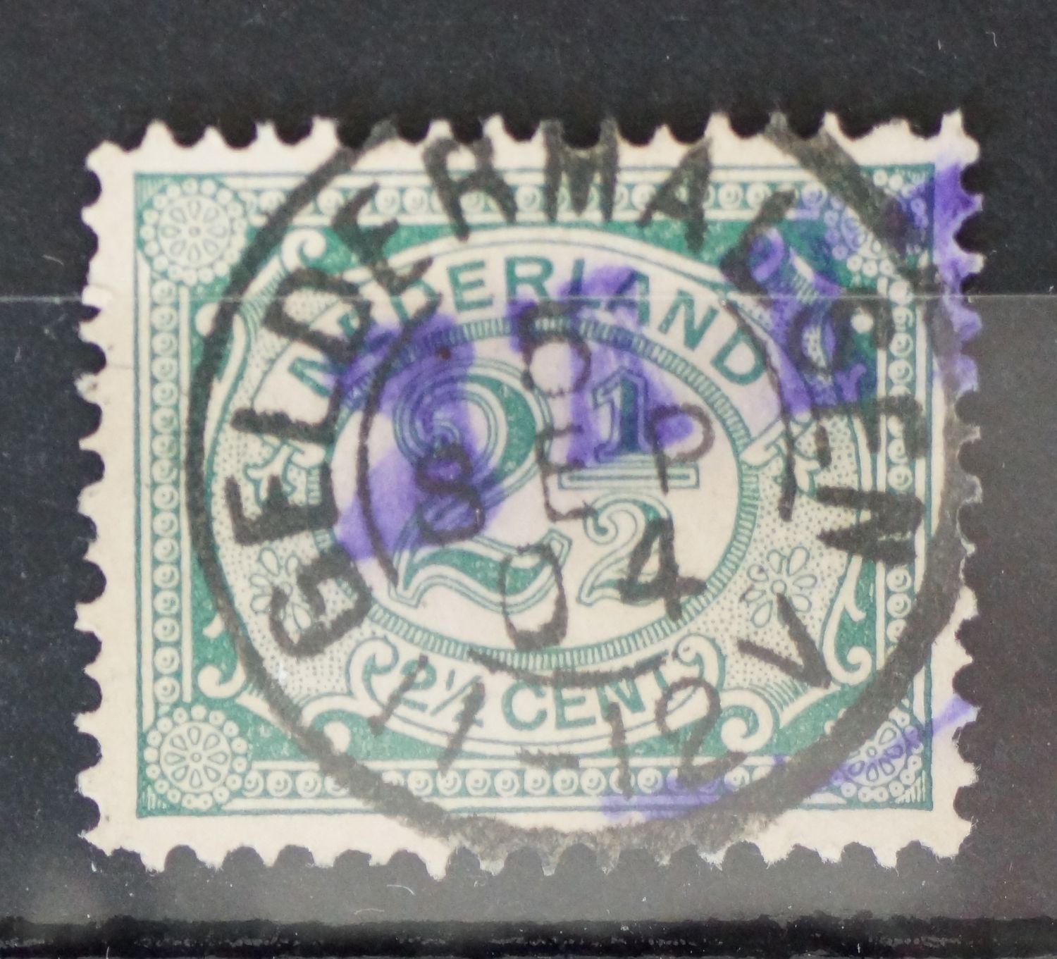 Geldermalsen + administratief stempel op NVPH 55
