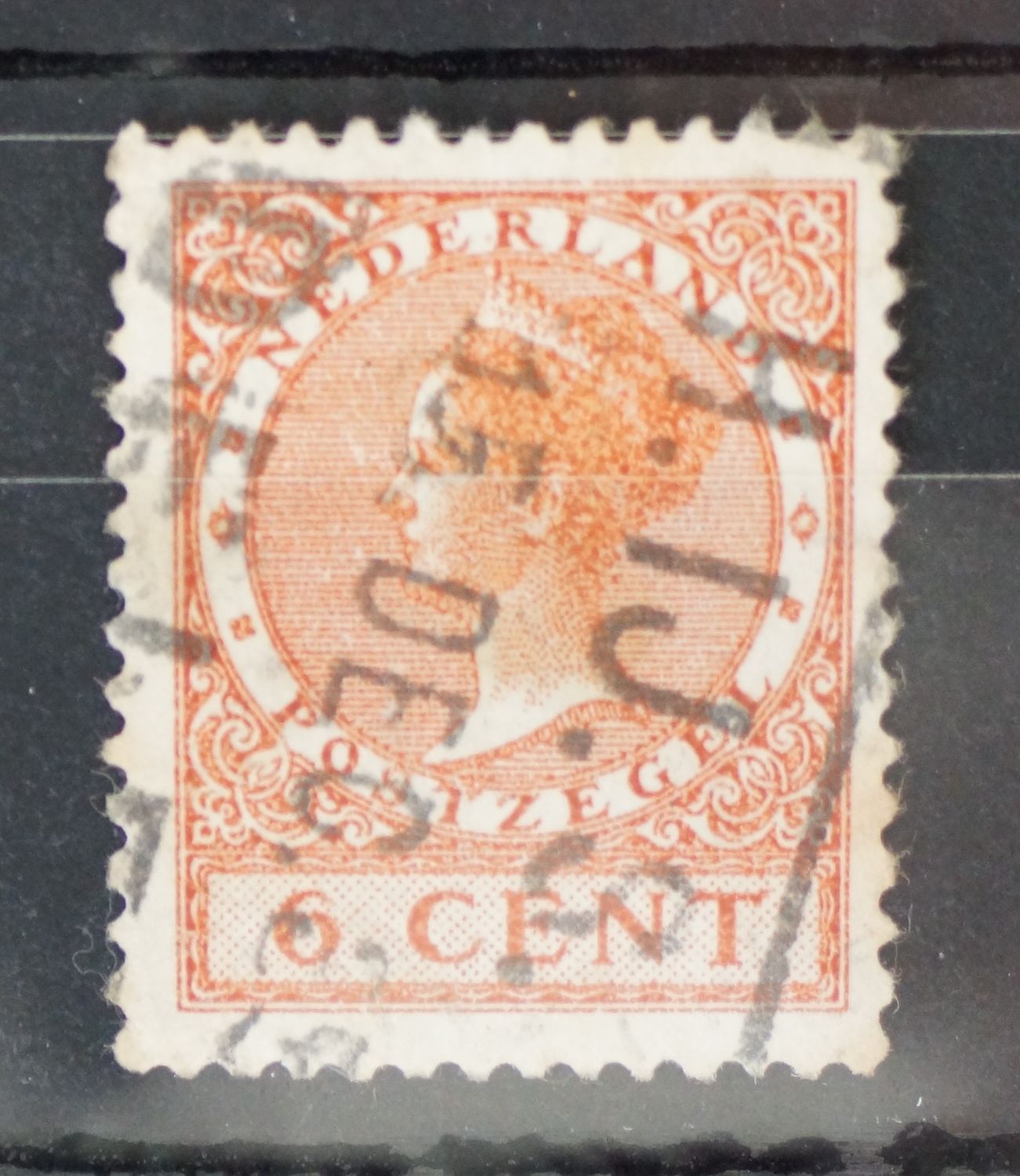 Spoorwegstempel H.IJ.S.M. op NVPH 178