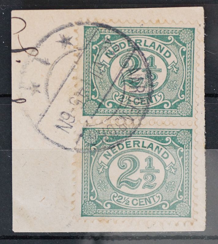 Aardenburg 1 op NVPH 55 (paar) - vrij schaars Aardenburg 1 op NVPH 55 (paar) - vrij schaars