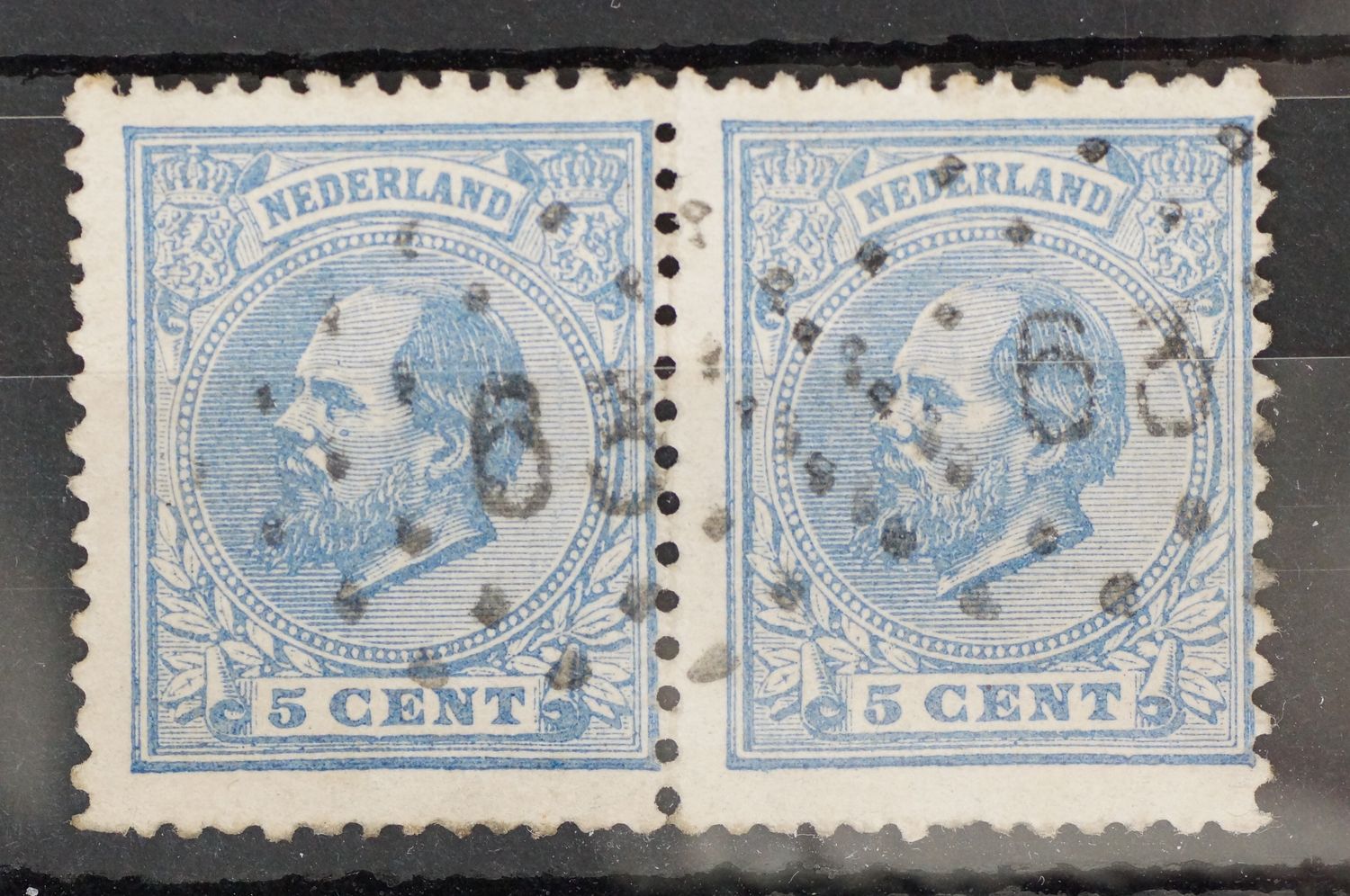 63 (Hulst) op NVPH 19 (paar)