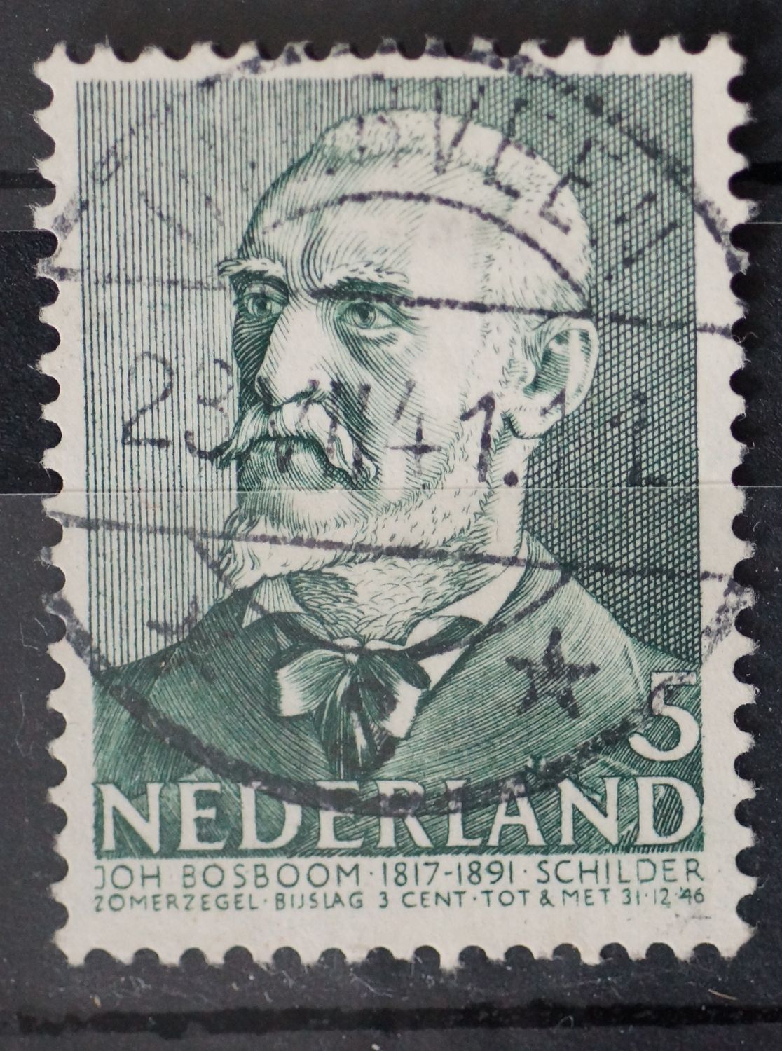 Overveen 3 op NVPH 395 - vrij schaars