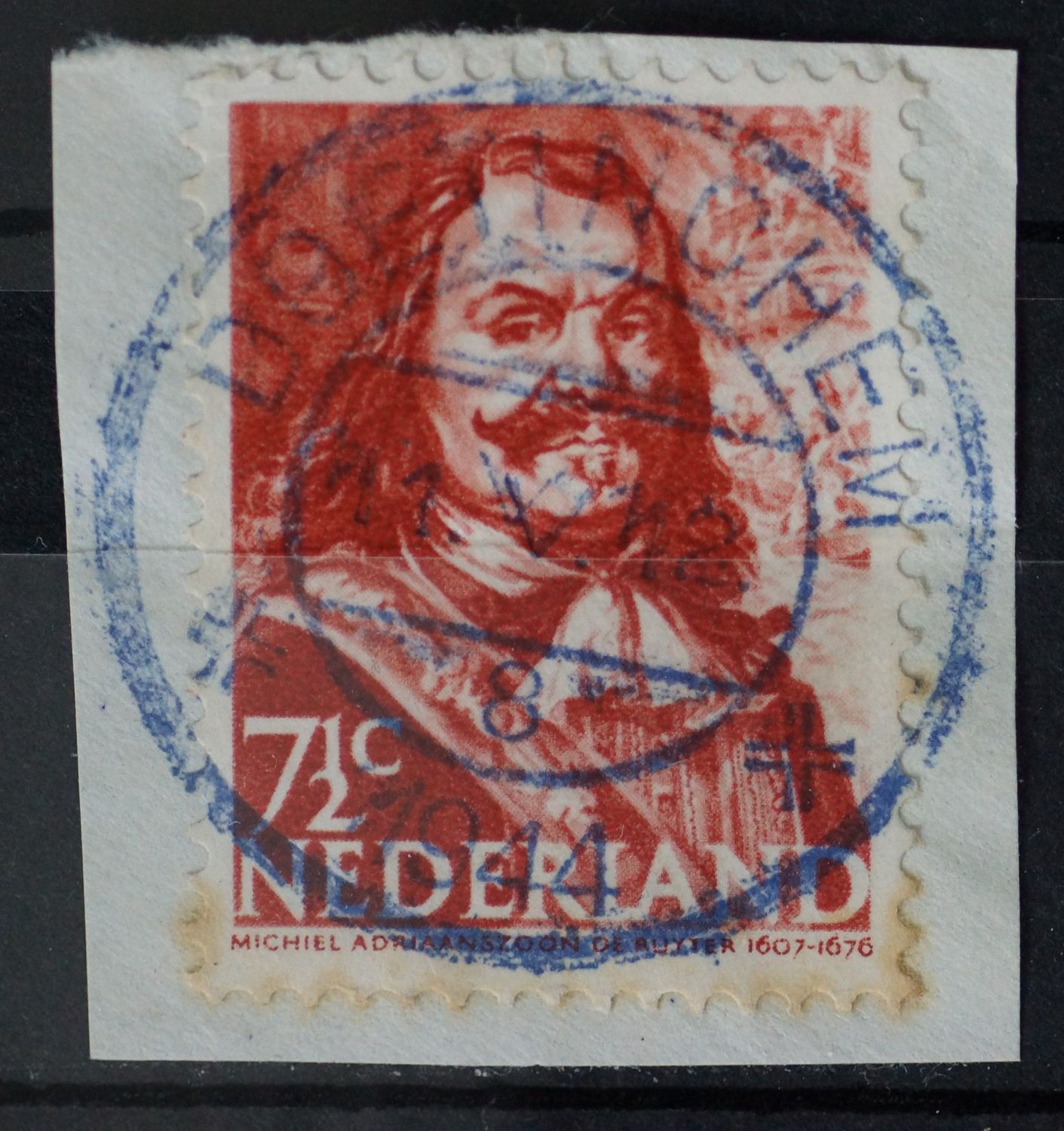 Doetinchem 8 op NVPH 412 (stempel blauw) Doetinchem 8 op NVPH 412 (stempel blauw)