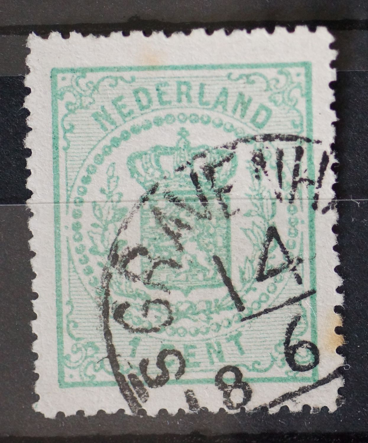 Halfrond franco sGravenhage op NVPH 15 Halfrond franco sGravenhage op NVPH 15