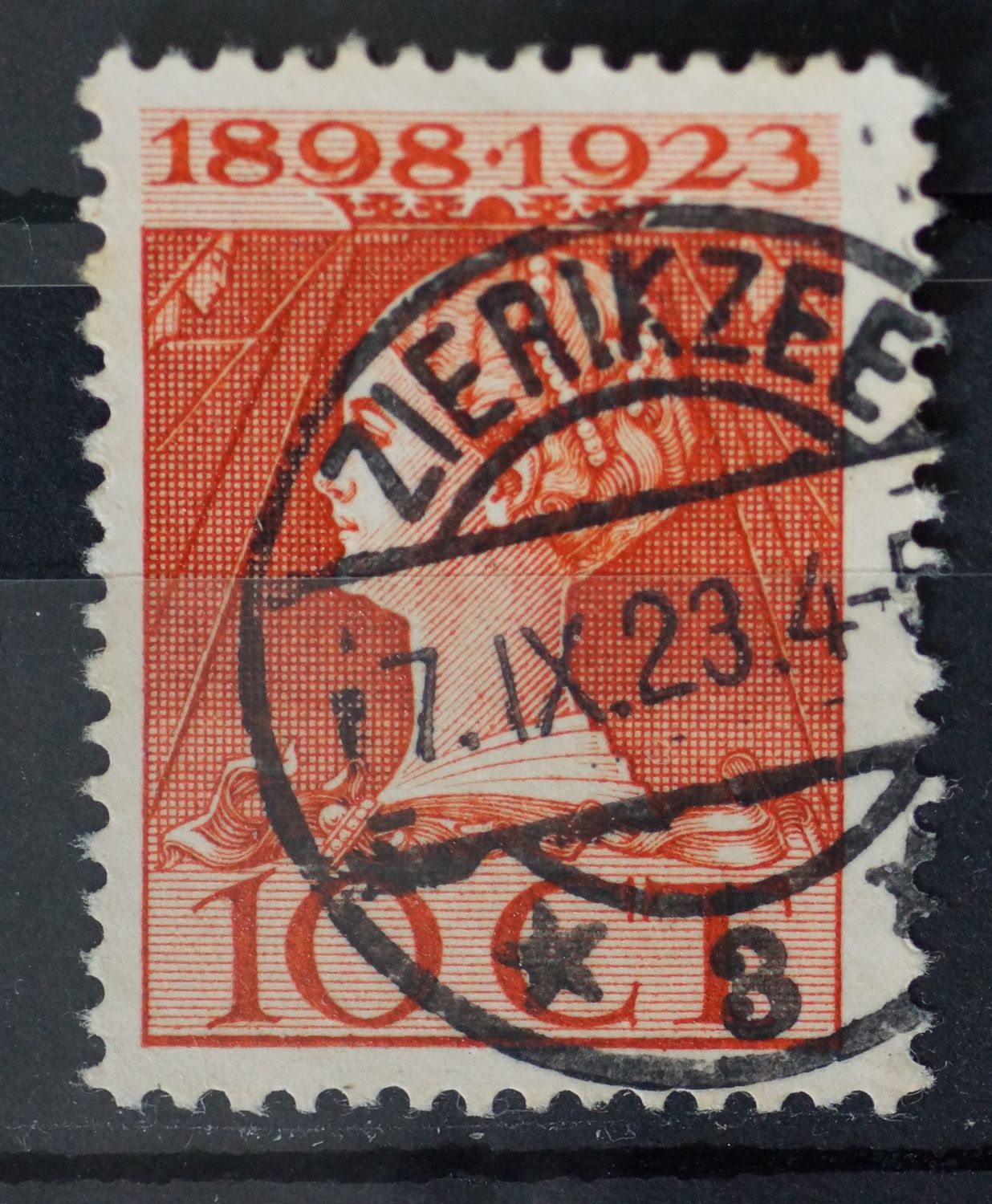 Zierikzee 3 op NVPH 124 - vroeg gebruik!