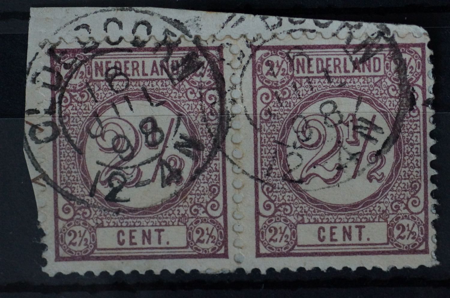 Oldeboorn op NVPH 33 (paar)