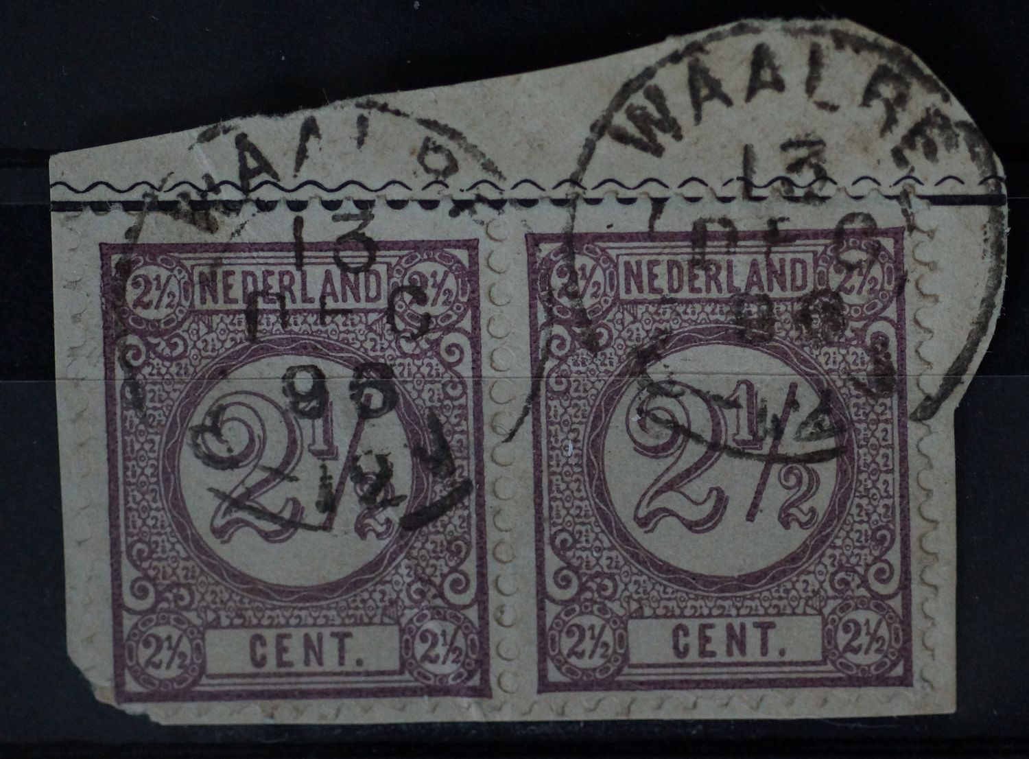 Waalre op NVPH 33 (paar)