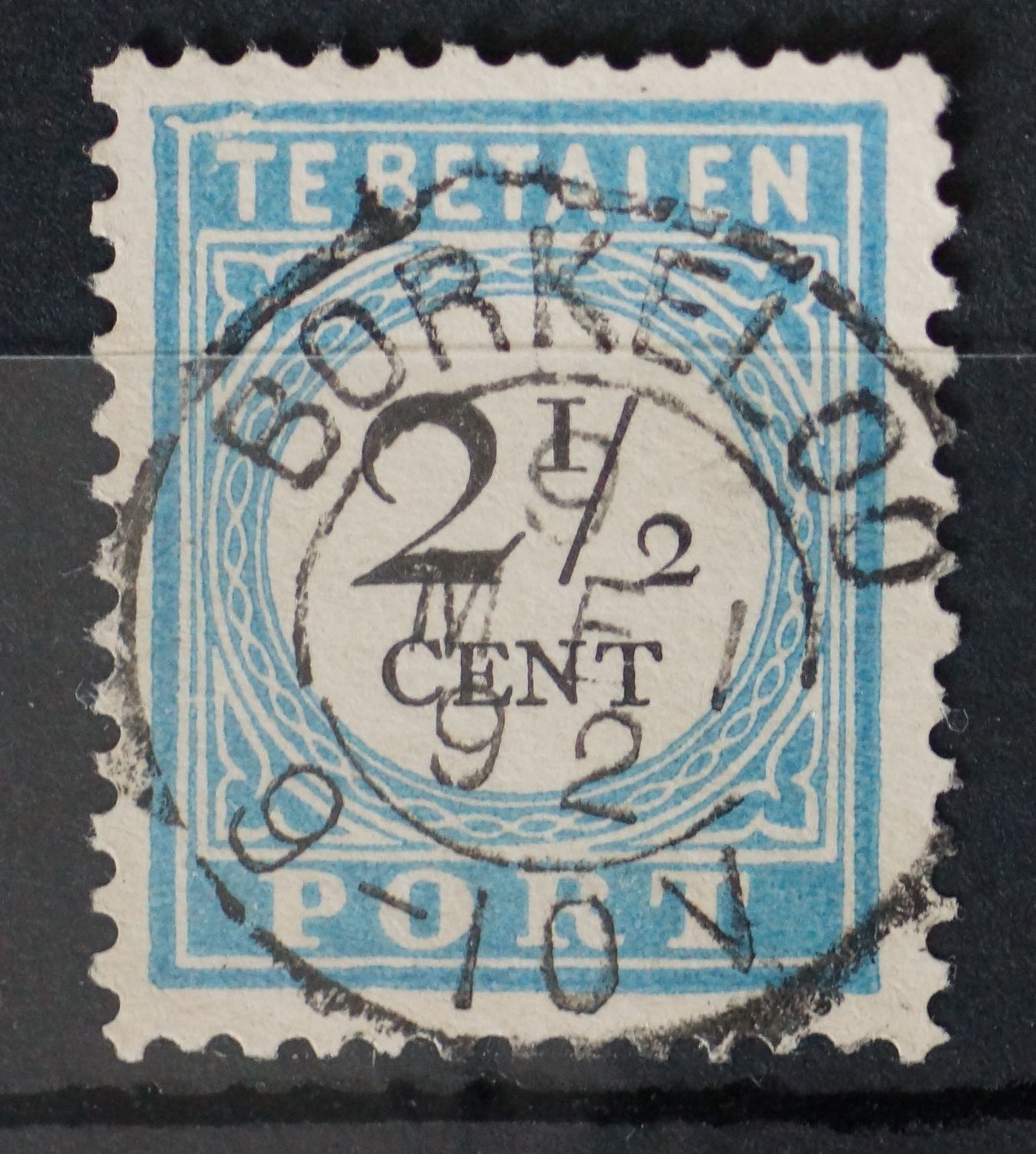Borkeloo (PK) op NVPH P5 - plaatfout