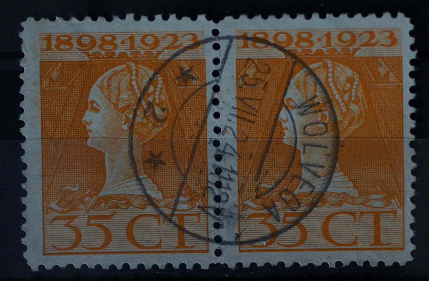 Wolvega 2 op NVPH 127 (paar)- vrij zeldzaam