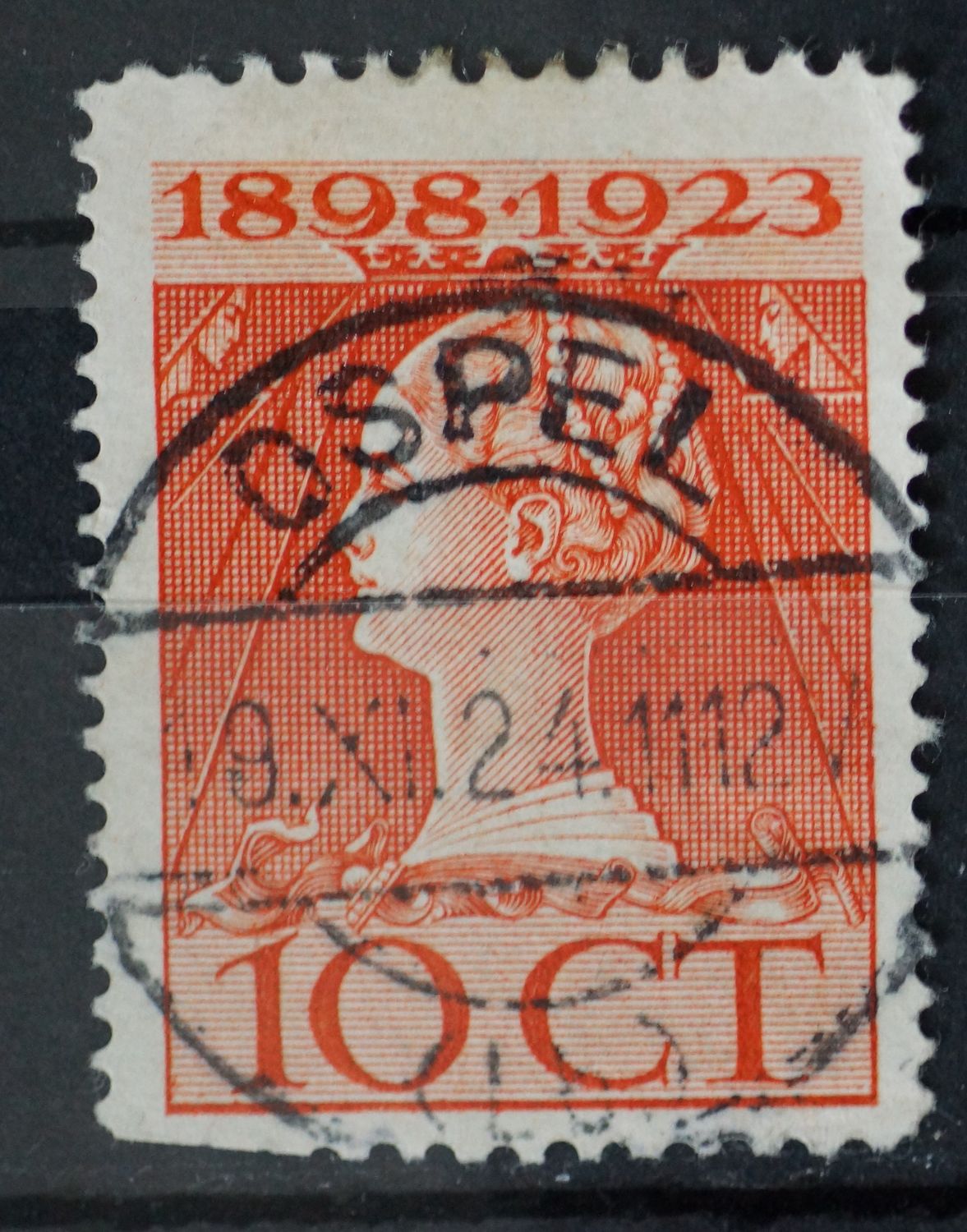 Ospel (Lb.) op NVPH  124 - vrij schaars