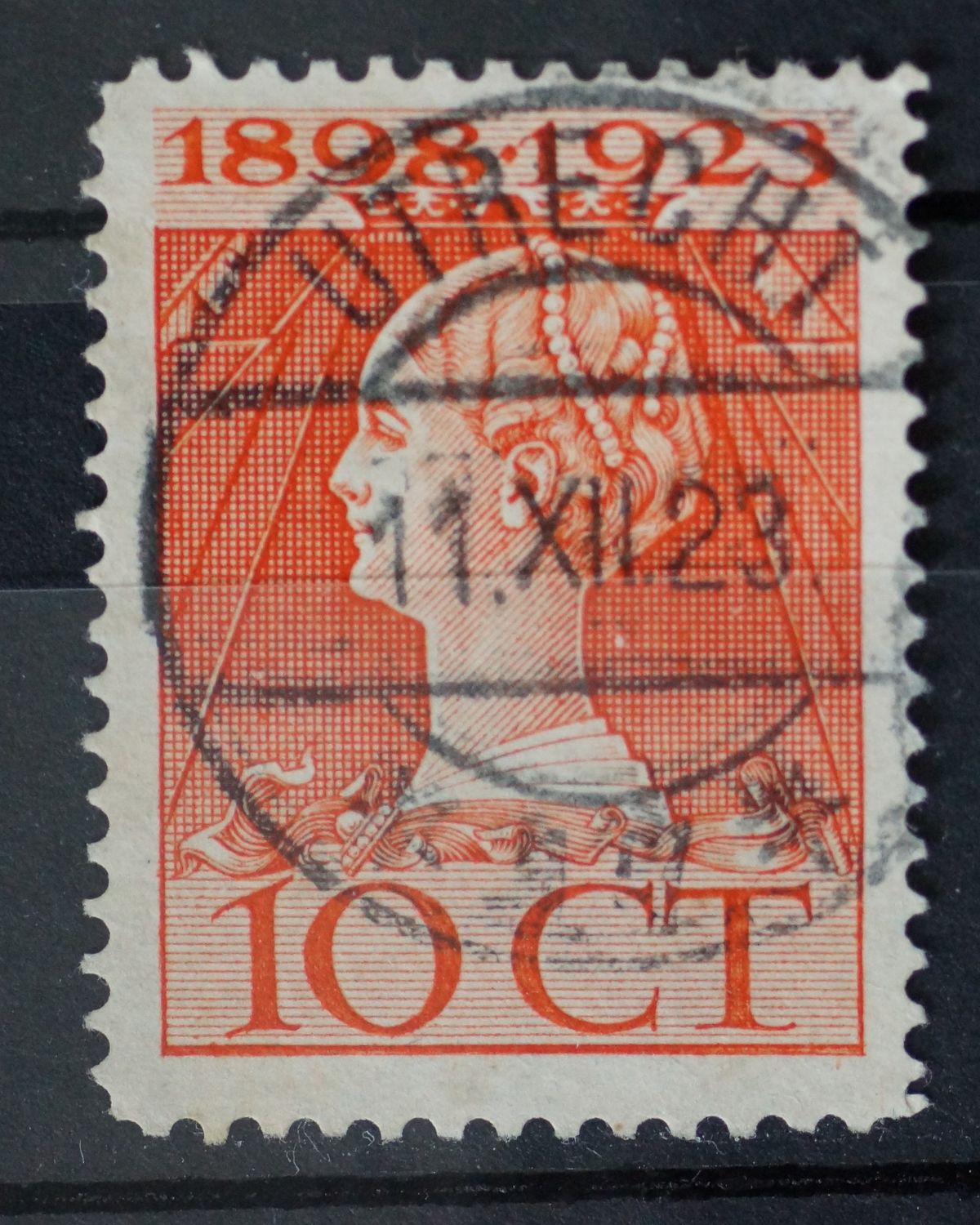 Utrecht 17 (zonder uurkarakters) op NVPH  124