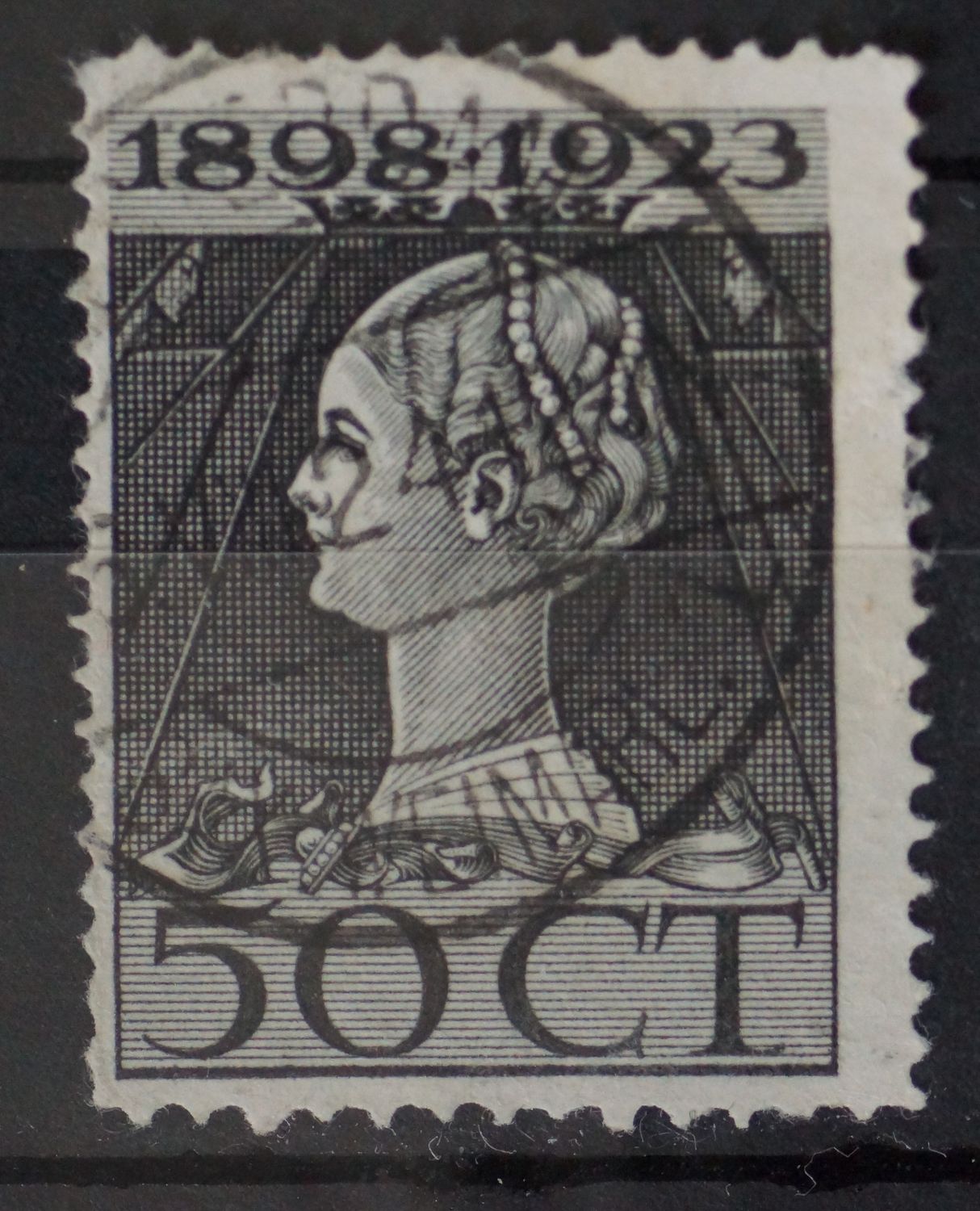Amsteream Sax. Weimarl. 1 op NVPH 128 - schaars