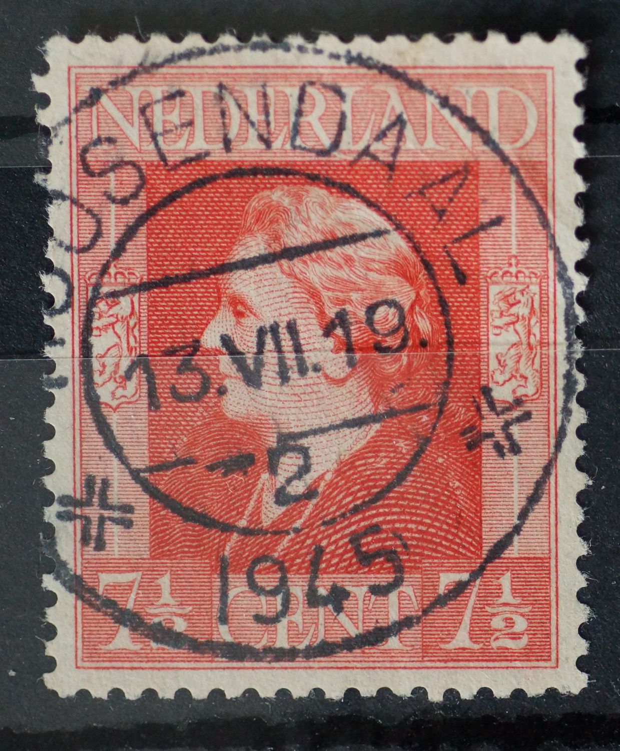 Roosendaal 2 op NVPH 432 - open 4 van 1945 Roosendaal 2 op NVPH 432 - open 4 van 1945