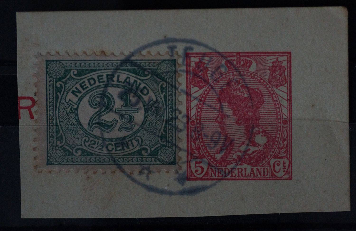 Teuge op NVPH 55, op fragment briefkaart - schaars! Teuge op NVPH 55, op fragment briefkaart - schaars!