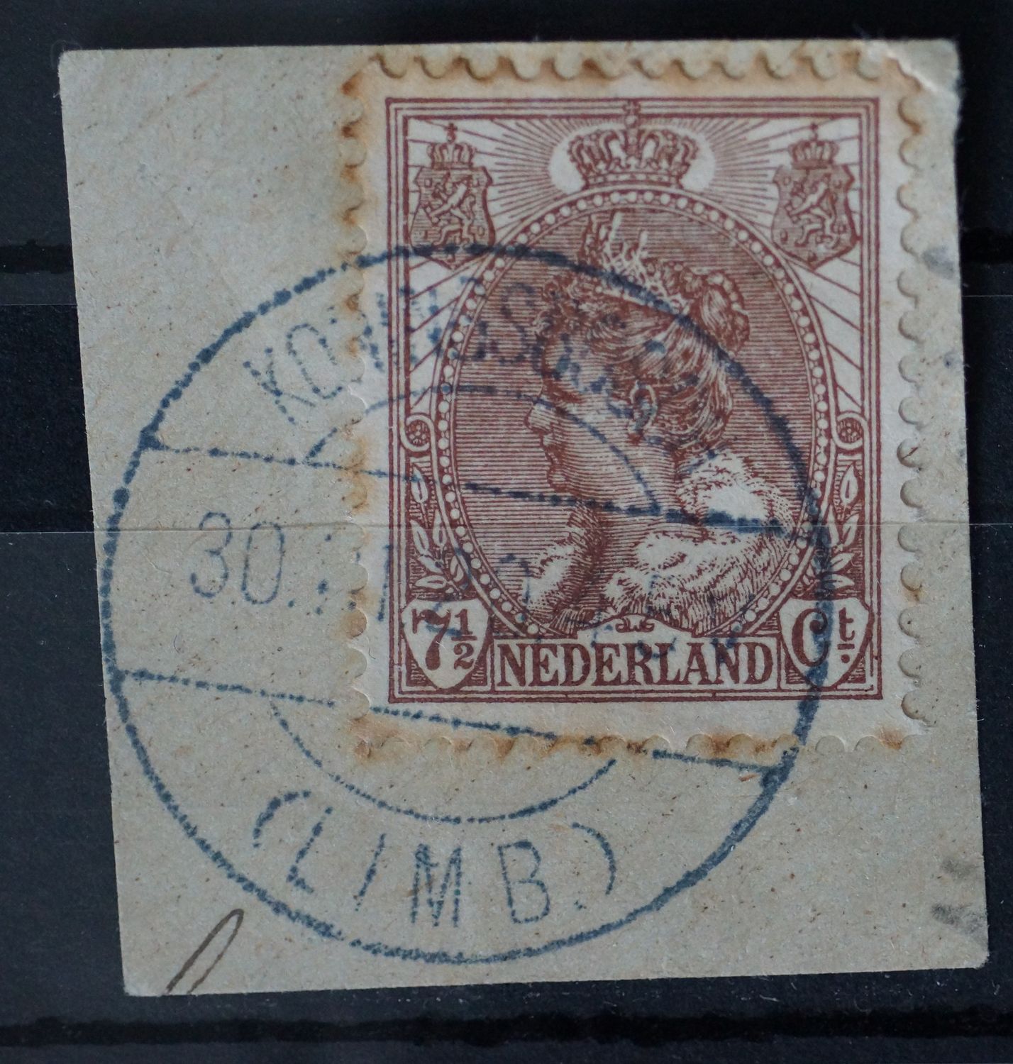 Koningsbosch (Limb.) op NVPH 61 - vrij schaars
