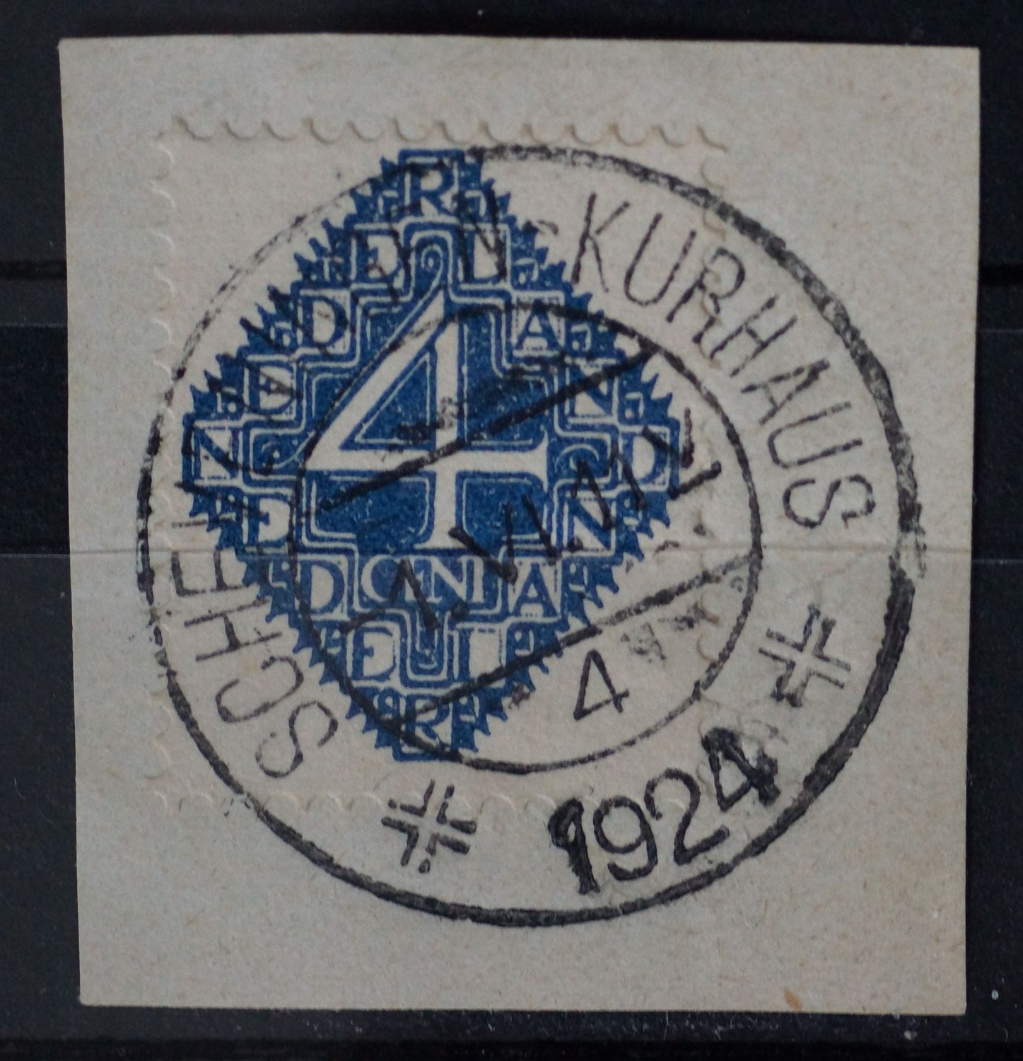 Scheveningen-Kurhaus 4 op NVPH 113