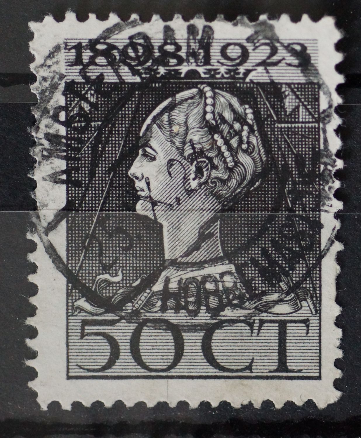 Amsterdam Hobbemastr. 5 op NVPH 128 - vrij schaars Amsterdam Hobbemastr. 5 op NVPH 128 - vrij schaars