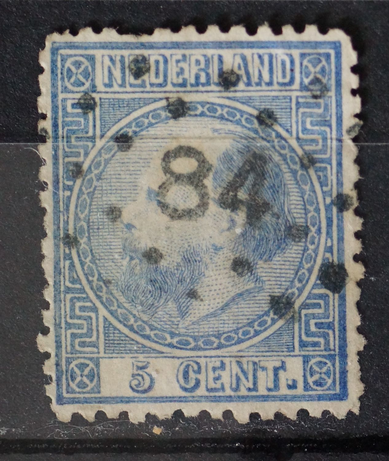 84 (Onderdendam) op NVPH 7 84 (Onderdendam) op NVPH 7