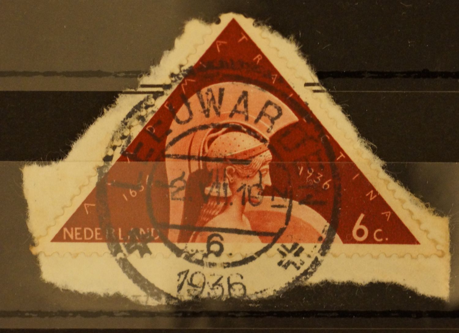 Leeuwarden 6 op NVPH 287 Leeuwarden 6 op NVPH 287