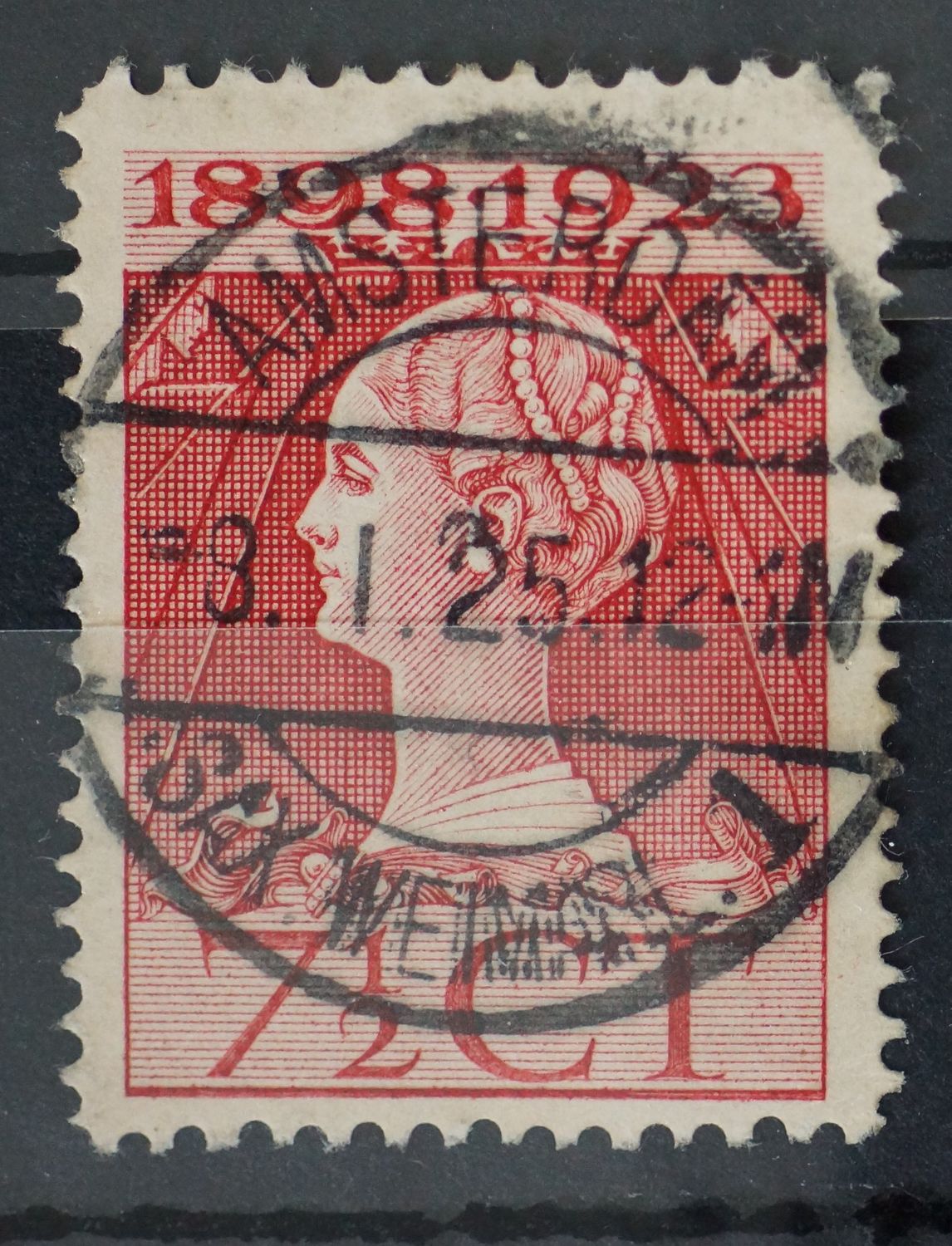 Amsterdam Sax. Weimarl. 1 op NVPH 123 - schaars!