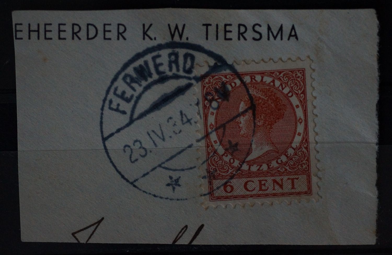 Ferwerd op NVPH 178