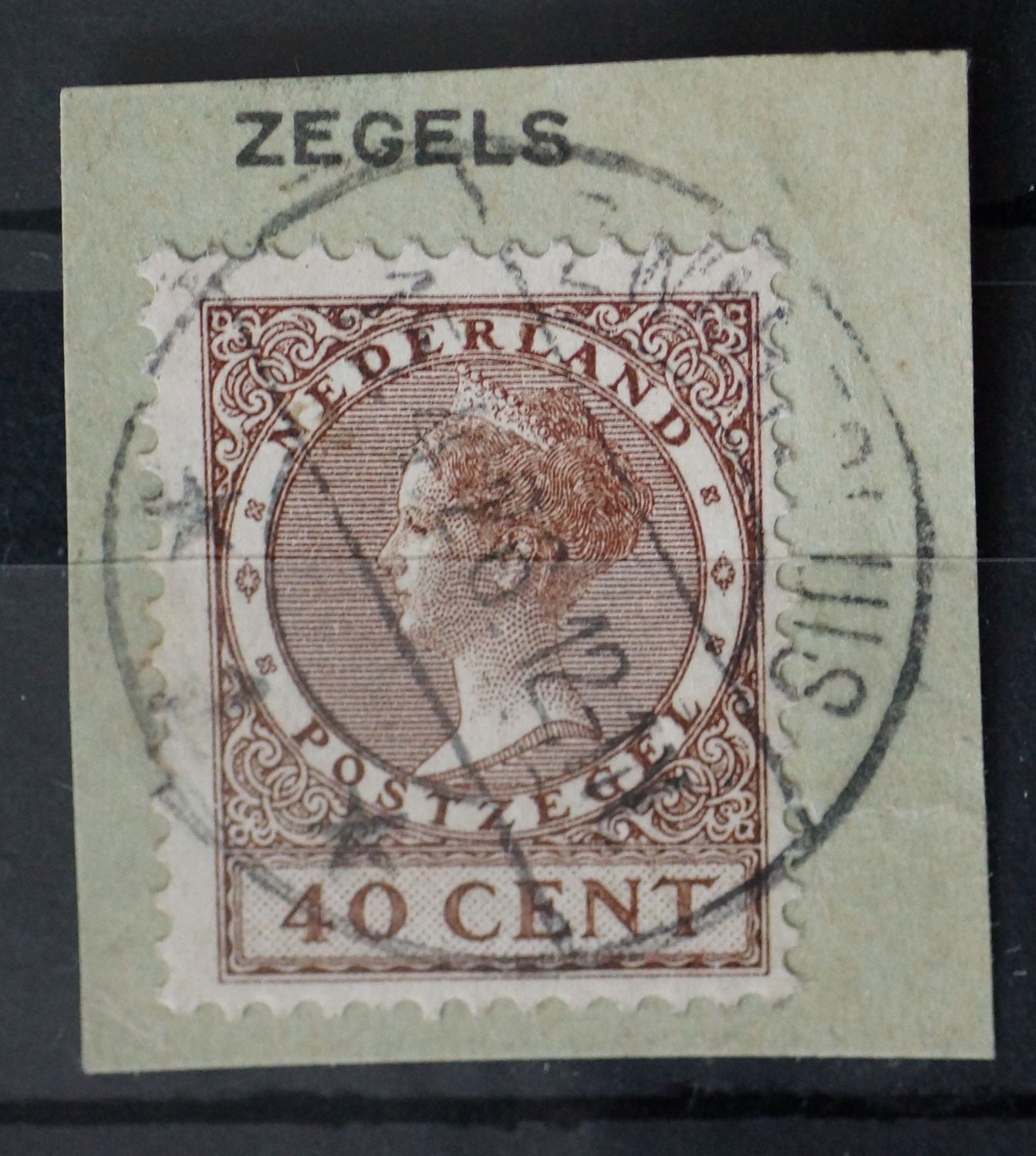 Zwartsluis 1 op NVPH 160 - vrij zeldzaam