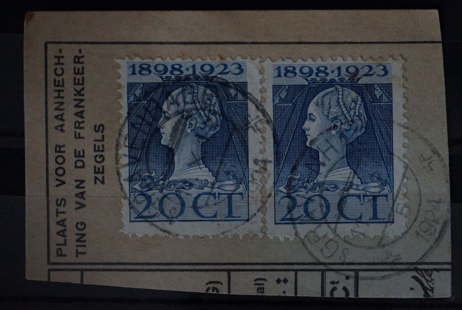 sGravenhage 5 op NVPH 125 (2x)