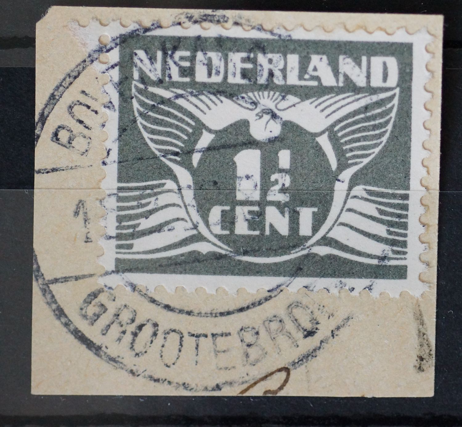 Bovenkarspel Grootebroek op NVPH 172 - schaars