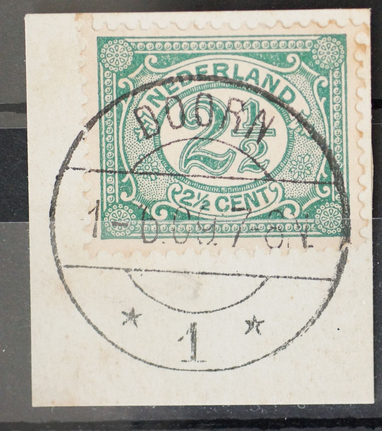 Doorn 1 op NVPH 55 - vrij schaars Doorn 1 op NVPH 55 - vrij schaars