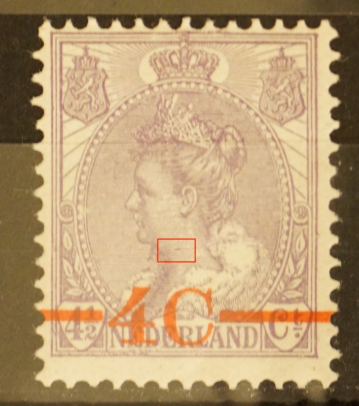 NVPH 106 - trildruk, o.a. onder NED goet zichtbaar NVPH 106 - trildruk, o.a. onder NED goet zichtbaar