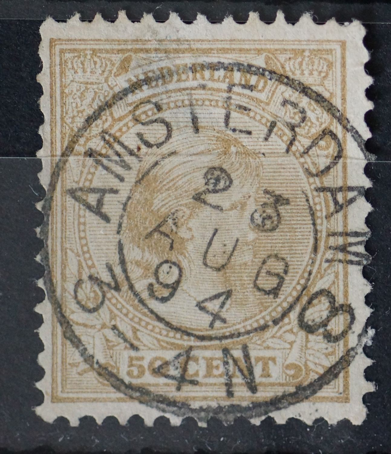 Amsterdam 8 op NVPH 43 Amsterdam 8 op NVPH 43