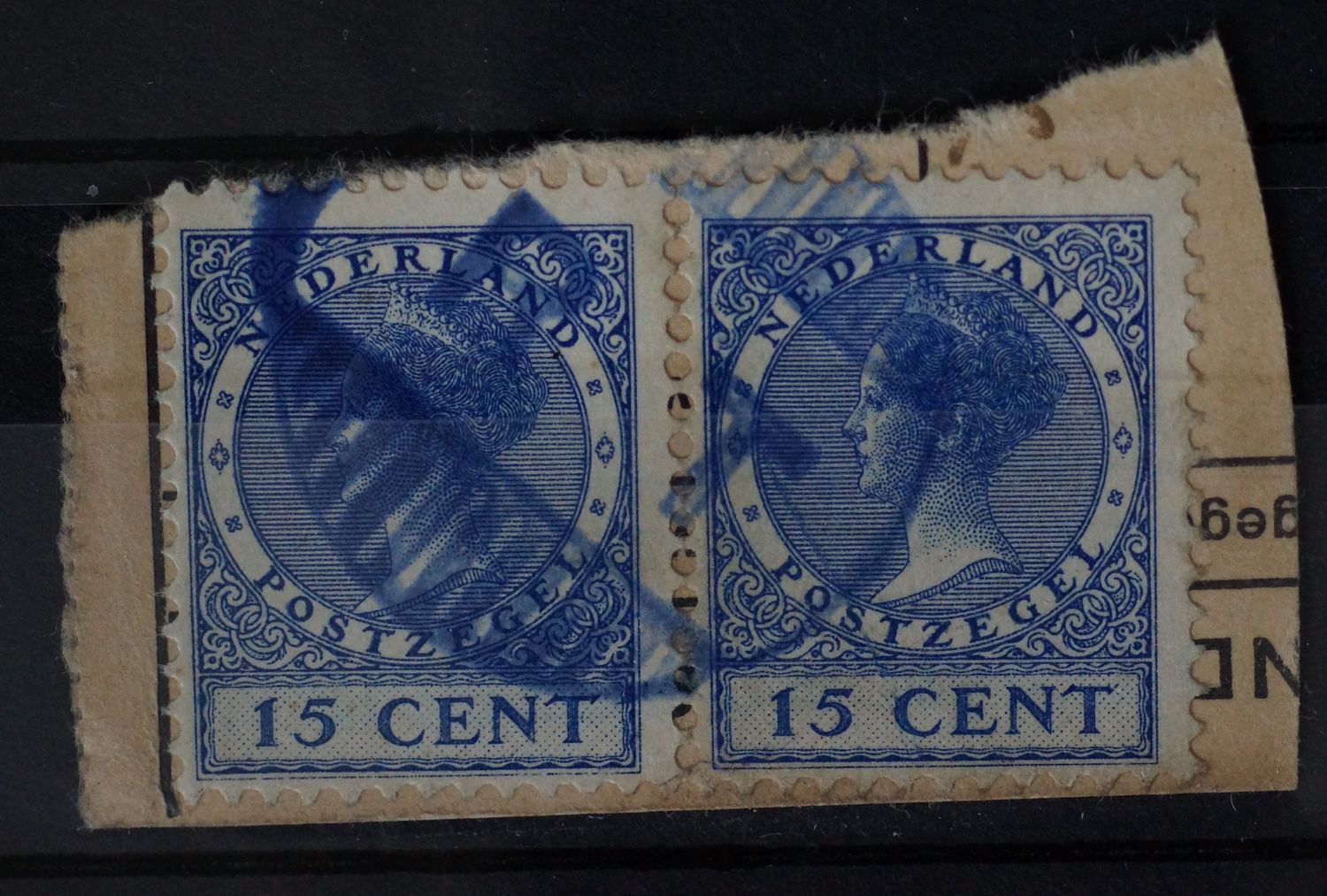 RT (Rotterdam) op NVPH 155 (paar)