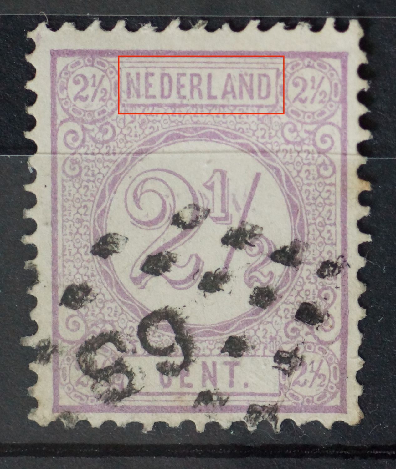 68 (Leiden) op NVPH 33 - plaatfout