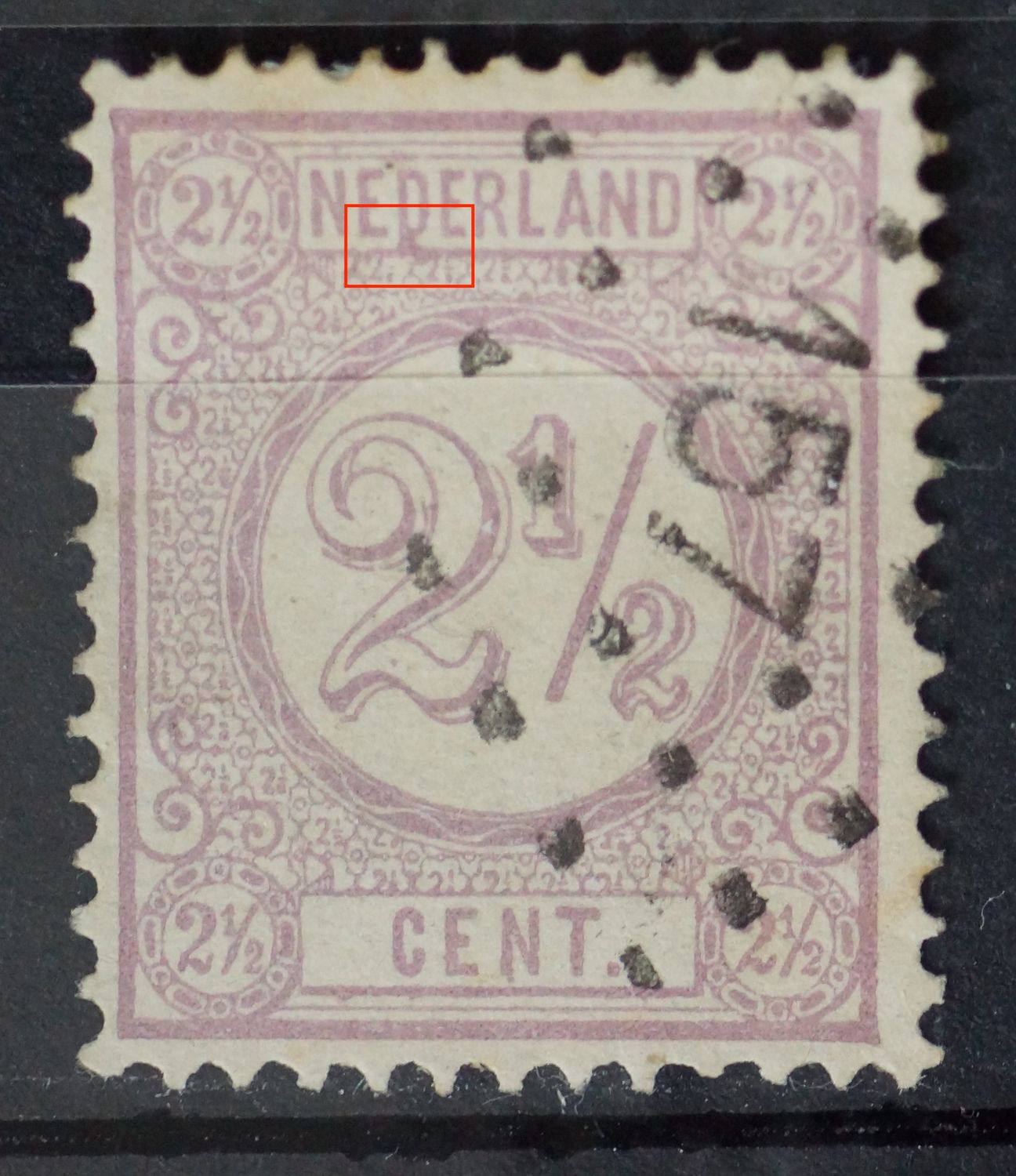 157 (Boskoop) op NVPH 33 - plaatfout
