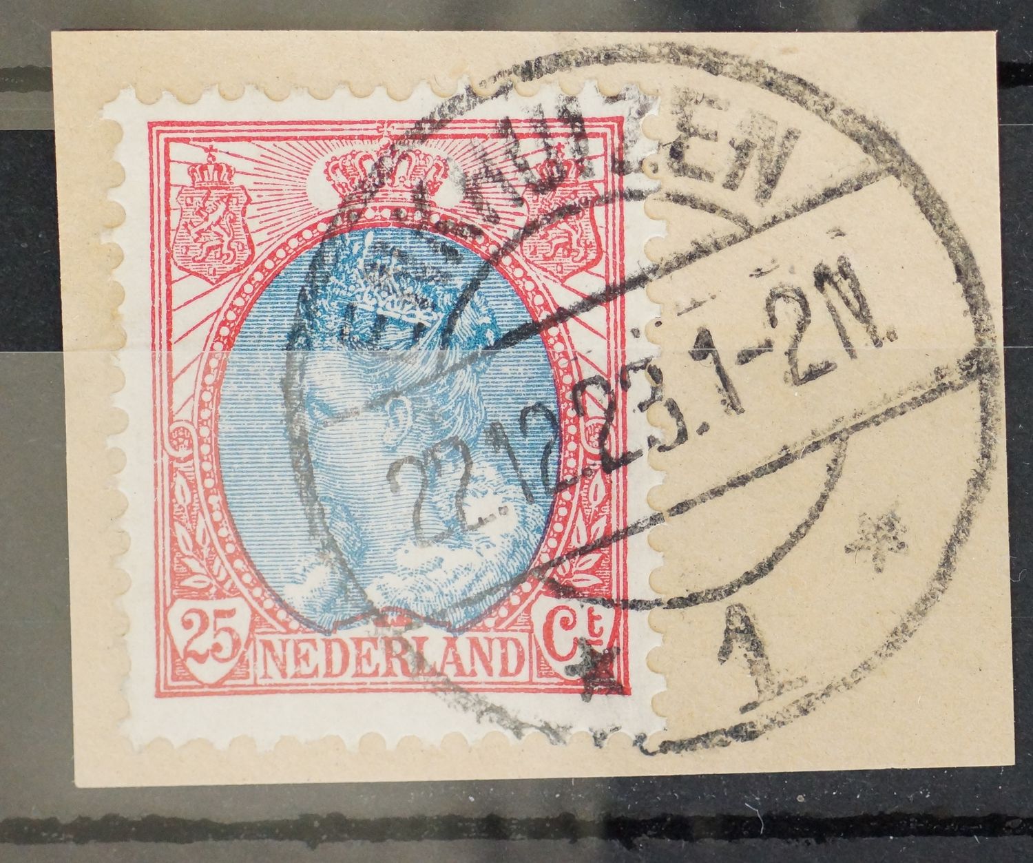 Enkhuizen 1 op NVPH 71 - vrij schaars Enkhuizen 1 op NVPH 71 - vrij schaars