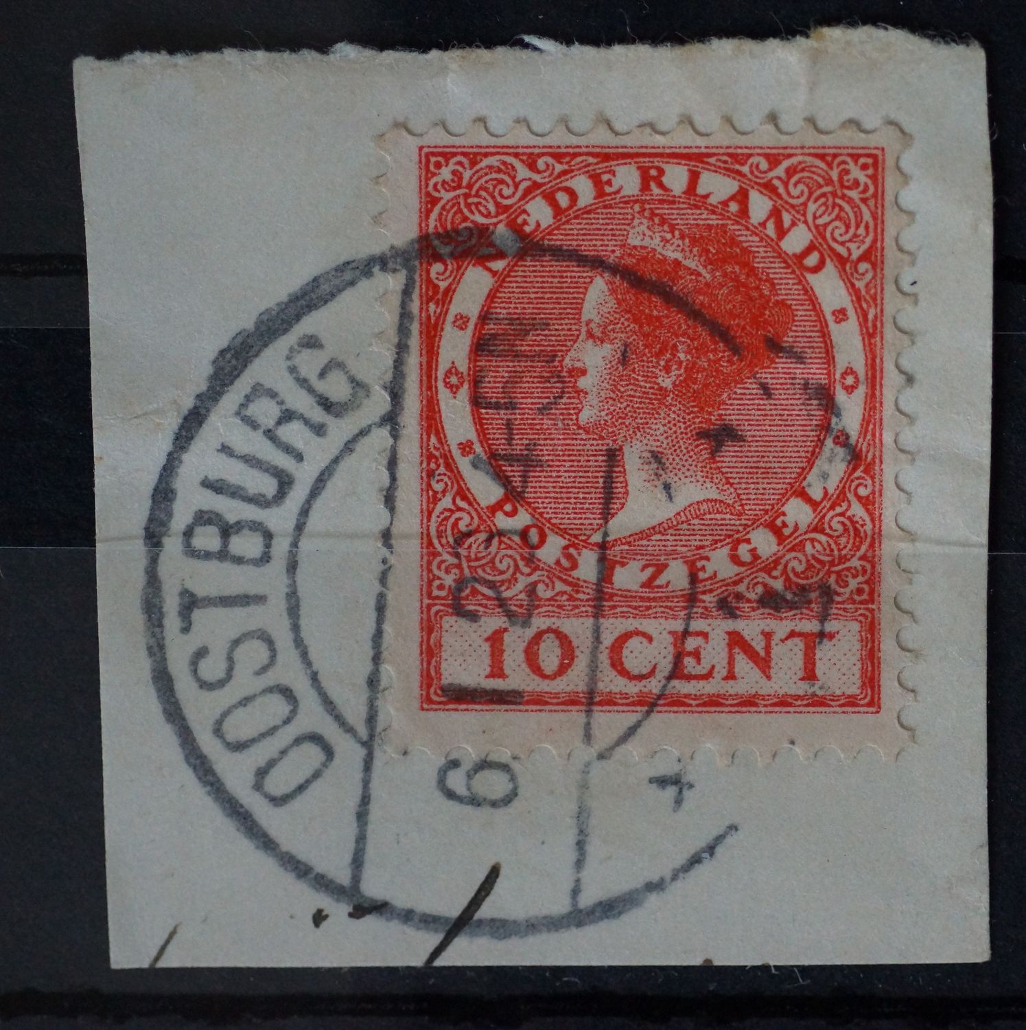 Oostburg 4 op NVPH 182 - vrij schaars