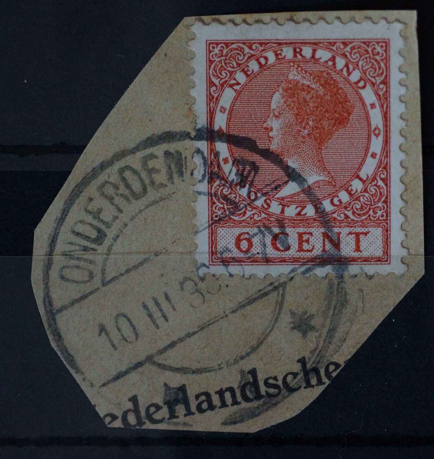 Onderdendam 1 op NVPH 178 - vrij schaars Onderdendam 1 op NVPH 178 - vrij schaars