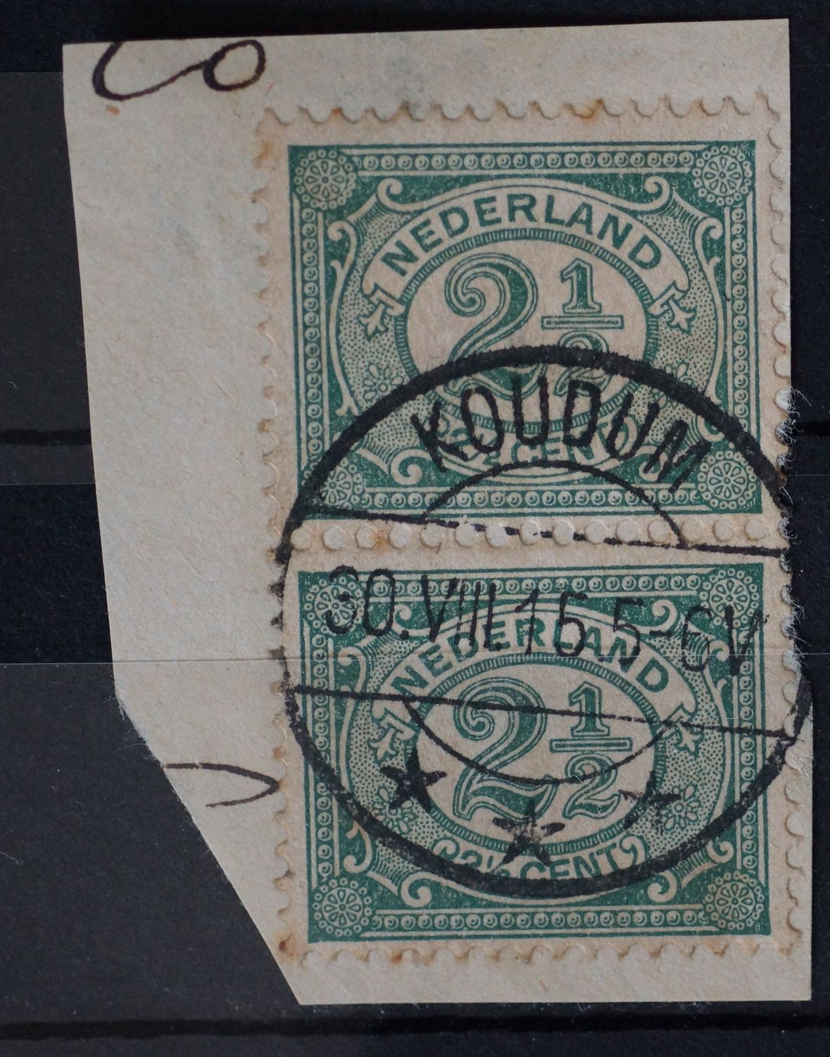 Koudum op NVPH 55 (paar) Koudum op NVPH 55 (paar)