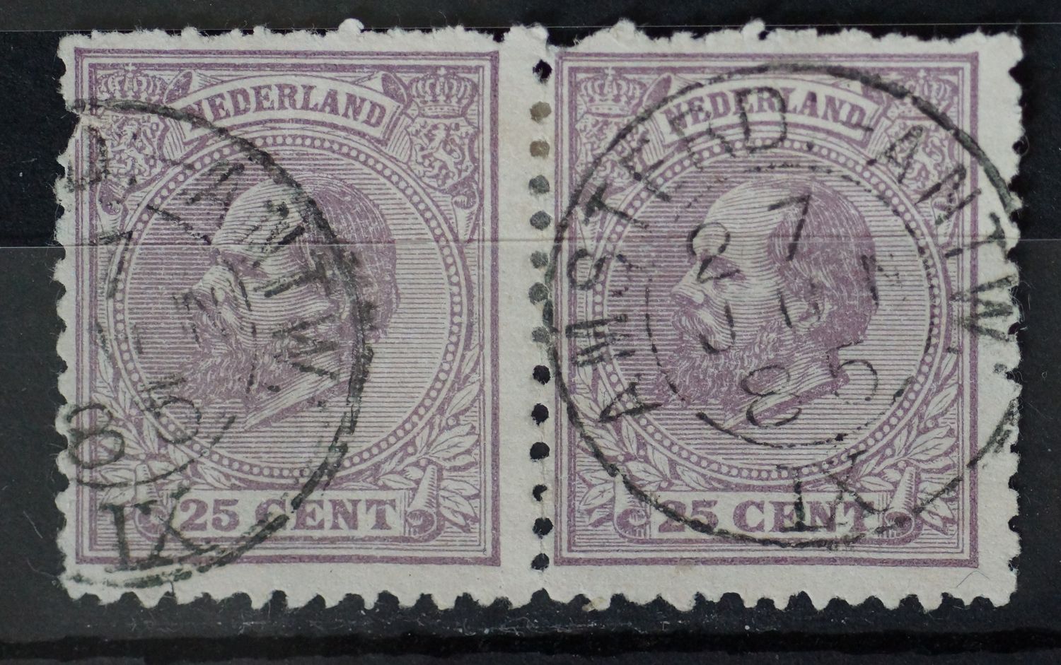 Amsterd:-Antw: IX op NVPH 26 (paar)