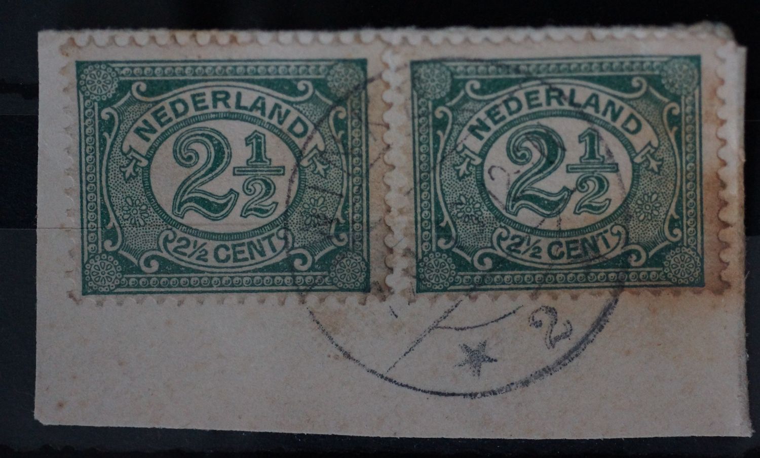 Winkel 2 op NVPH 55 (paar) - vrij schaars
