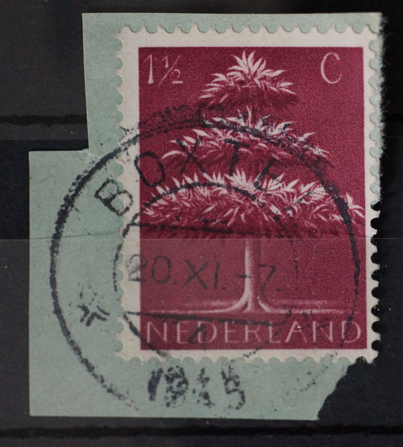 Boxtel 4 op NVPH 406 - open 4 van 1945